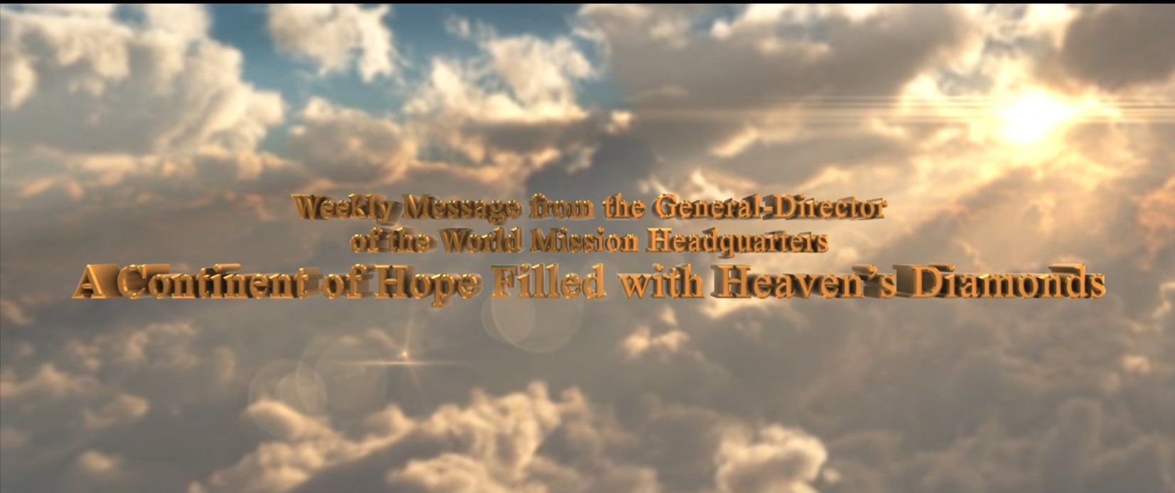 20260314 A Continent of Hope Filled with Heaven’s Diamonds